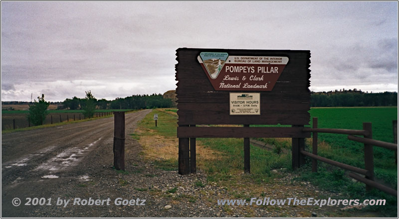 Sign Pompey’s Pillar, MT Sign Pompey’s Pillar, MT