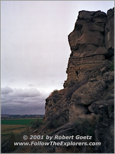 Yellowstone Fluß, Pompey’s Pillar, Montana