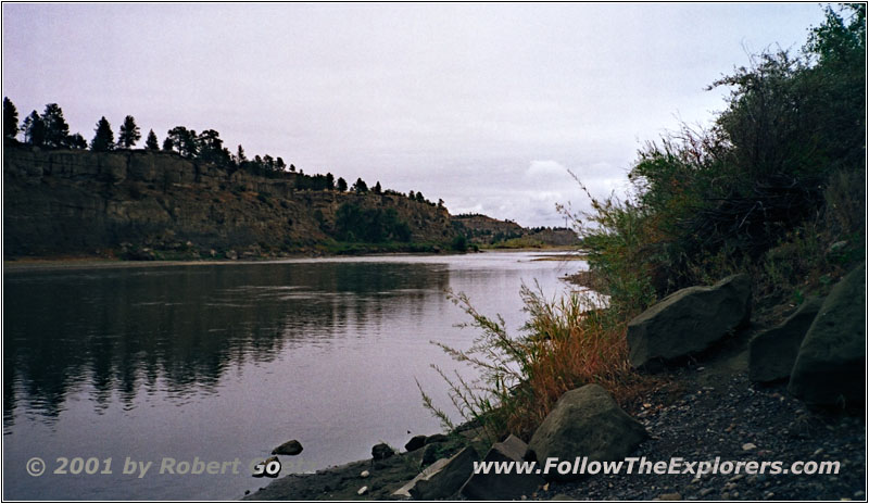 Yellowstone River, Pompey’s Pillar, MT Yellowstone River, Pompey’s Pillar, MT