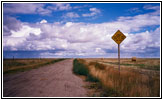 Straßenschild Marsh Road, Montana