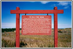 Gedenktafel Wolf Point Brücke, Montana