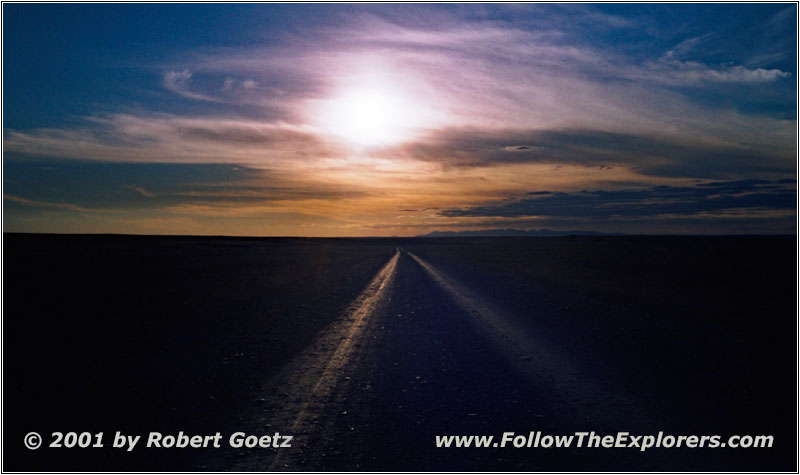 Sunset Backroad, MT Sunset Backroad, MT
