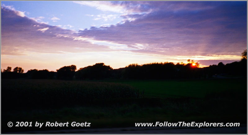 Sunset I–94, WI Sunset I–94, WI