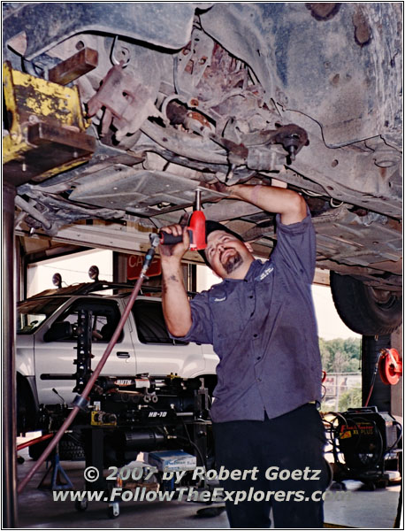 Removing Skid Plate, OK4WD, Stewartsville, NJ Removing Skid Plate, OK4WD, Stewartsville, NJ