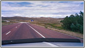 Interstate 90, Staatsgrenze Wyoming & Montana