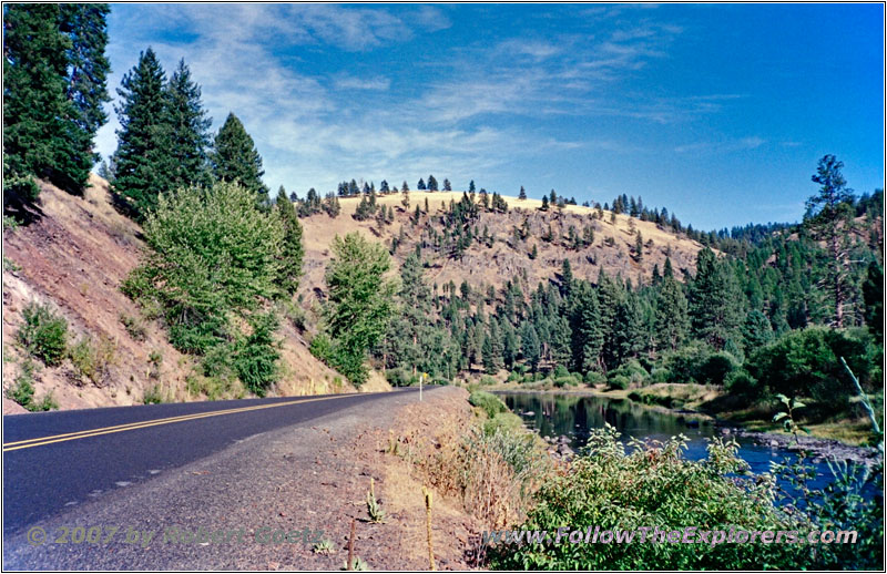 Ukiah-Hilgard Hwy/Highway 244, Grande Ronde River, Oregon