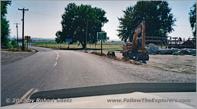 Highway 201/Succor Creek Hwy, Staatsgrenze Oregon & Idaho