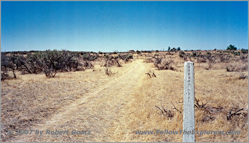 Oregon Trail Marker, Milner Dam, ID