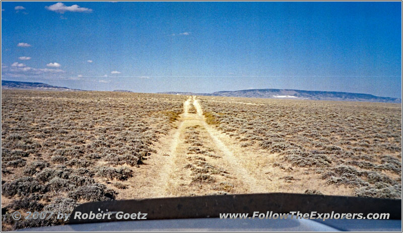 Backroad, Great Divide Basin, WY Backroad, Great Divide Basin, WY