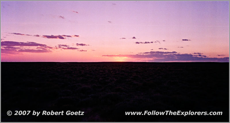 Sunset, RD22/Bairoil Rd, WY Sunset, RD22/Bairoil Rd, WY