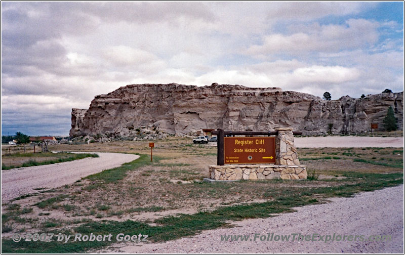 Register Cliff Sign, WY Register Cliff Sign, WY