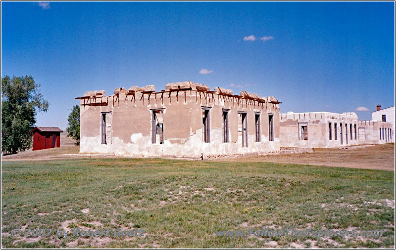 Officer Quarters Ruins, Fort Laramie NHS, WY Officer Quarters Ruins, Fort Laramie NHS, WY