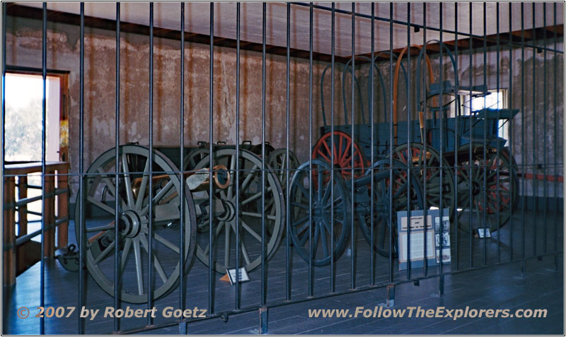 Cannons, New Guardhouse, Fort Laramie NHS, WY Cannons, New Guardhouse, Fort Laramie NHS, WY