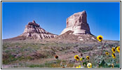 Courthouse and Jail Rock, NE Courthouse and Jail Rock, NE