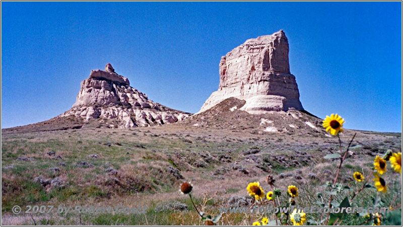 Courthouse and Jail Rock, NE Courthouse and Jail Rock, NE