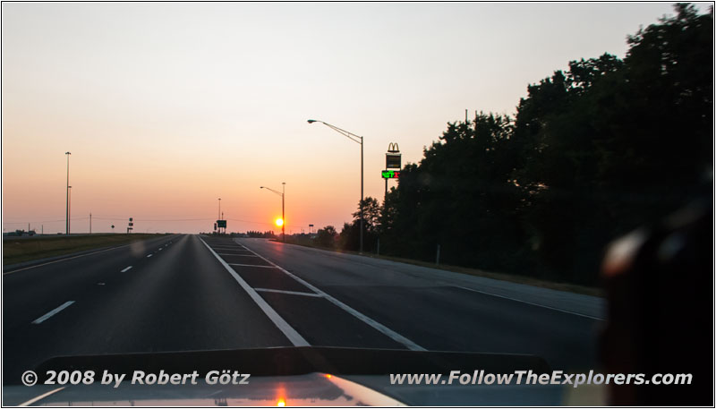 Sunset, I–70, IN Sunset, I–70, IN