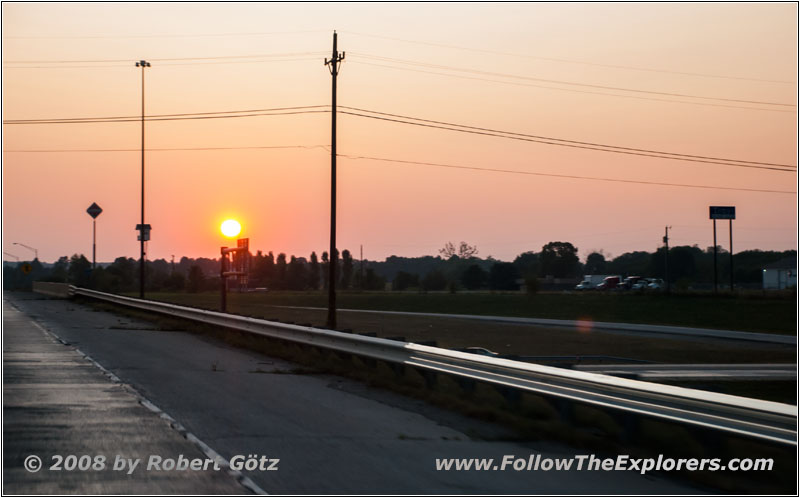 Sunset, I–70, IN Sunset, I–70, IN