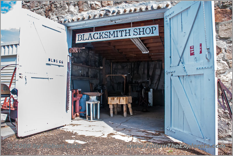 Blacksmith, Overland Trail Museum, CO Blacksmith, Overland Trail Museum, CO