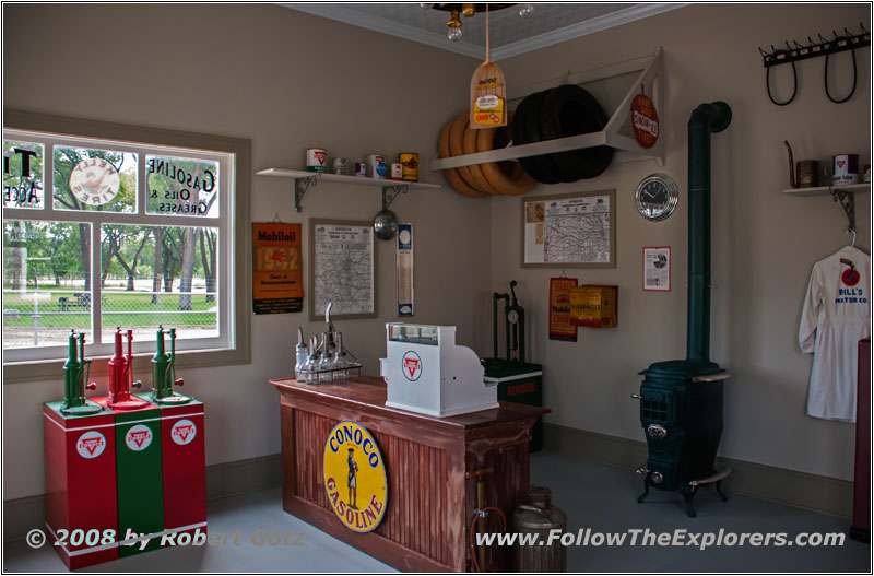 Gas Station, Overland Trail Museum, CO Gas Station, Overland Trail Museum, CO
