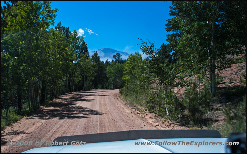Rampart Range Rd/FR300, Pikes Peak, CO Rampart Range Rd/FR300, Pikes Peak, CO