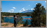 Ranger, Telescope, Crystal Reservoir Visitor Center, CO Ranger, Telescope, Crystal Reservoir Visitor Center, CO