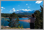 Ranger, Telescope, Crystal Reservoir Visitor Center, CO Ranger, Telescope, Crystal Reservoir Visitor Center, CO