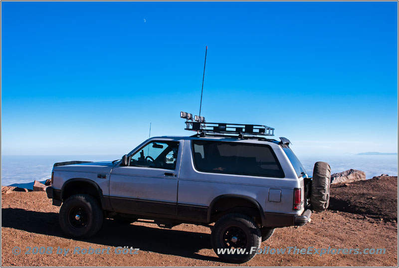 88 S10 Blazer, Moon, Pikes Peak Summit, CO 88 S10 Blazer, Moon, Pikes Peak Summit, CO