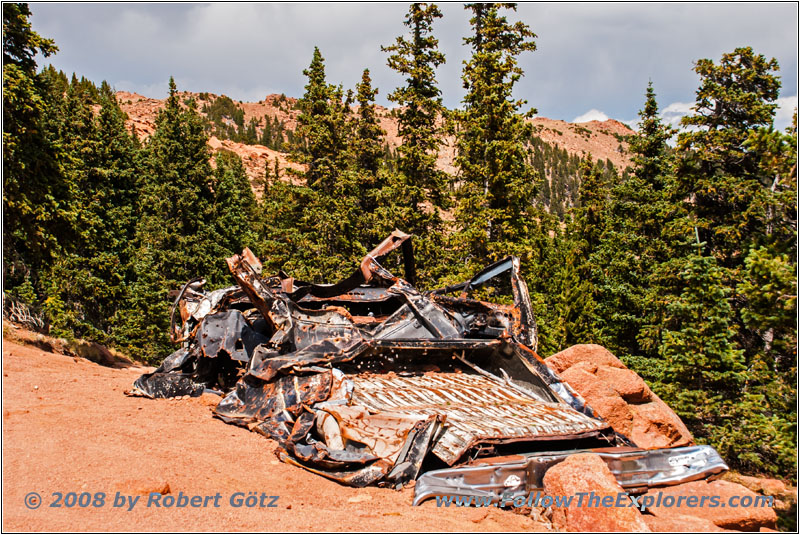 Smashed truck on FR379A/Almargre, CO Smashed truck on FR379A/Almargre, CO