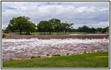 Flooded River Walk, Arkansas River, Wichita, KS Flooded River Walk, Arkansas River, Wichita, KS