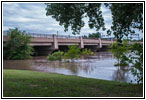 Flooded River Walk, Arkansas River, Wichita, KS Flooded River Walk, Arkansas River, Wichita, KS