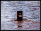 Flooded River Walk, Arkansas River, Wichita, KS Flooded River Walk, Arkansas River, Wichita, KS
