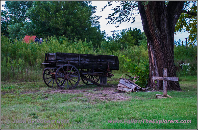 Broken Wagon, Old Cowtown Museum, Wichita, KS Broken Wagon, Old Cowtown Museum, Wichita, KS