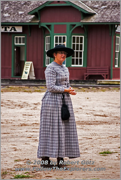 Reenactor, Old Cowtown Museum, Wichita, KS Reenactor, Old Cowtown Museum, Wichita, KS