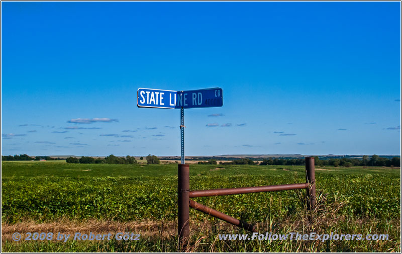 332nd Rd, State Line KS and OK 332nd Rd, State Line KS and OK