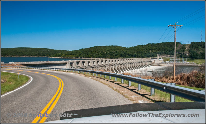 Highway 251A, Ft. Gibson Dam, OK Highway 251A, Ft. Gibson Dam, OK