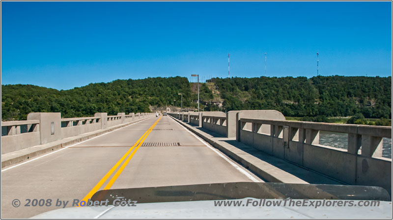 Highway 251A, Ft. Gibson Dam, OK Highway 251A, Ft. Gibson Dam, OK