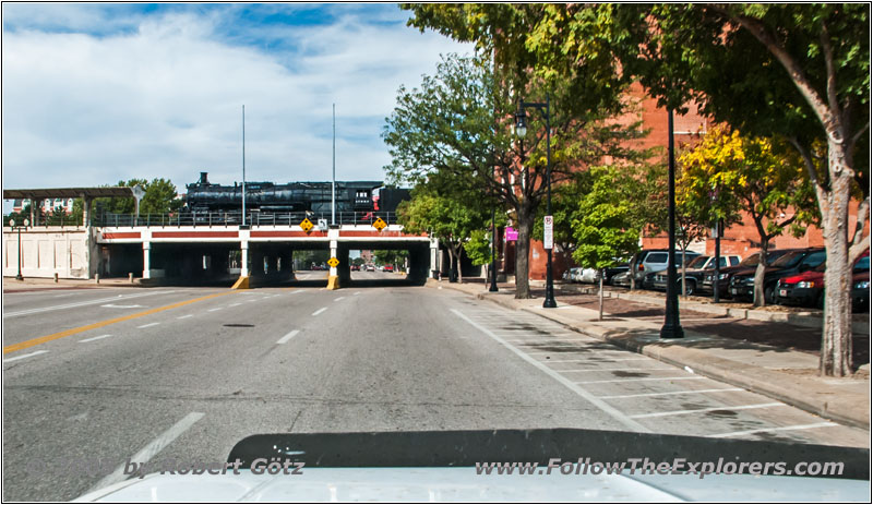 Steam Engine, Douglas Ave, Wichita, KS Steam Engine, Douglas Ave, Wichita, KS