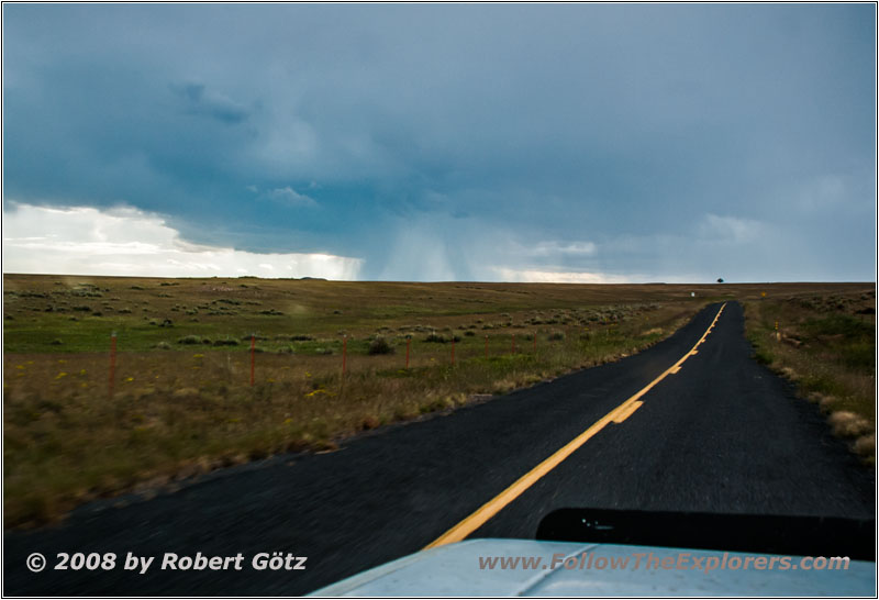 Thunderstorm, Highway 120, NM Thunderstorm, Highway 120, NM