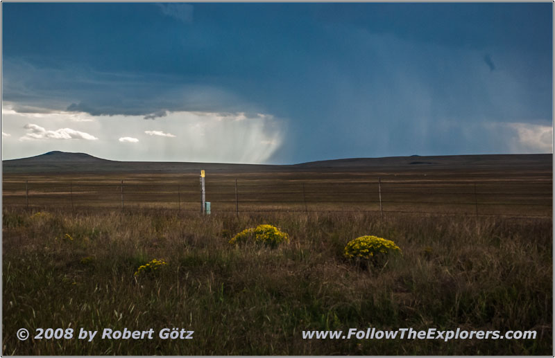 Thunderstorm, Highway 120, NM Thunderstorm, Highway 120, NM