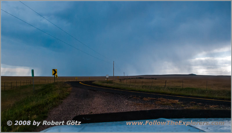 Thunderstorm, Highway 120, NM Thunderstorm, Highway 120, NM
