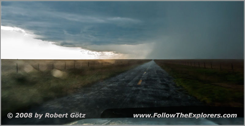 Thunderstorm, Highway 120, NM Thunderstorm, Highway 120, NM