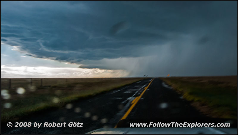 Thunderstorm, Highway 120, NM Thunderstorm, Highway 120, NM