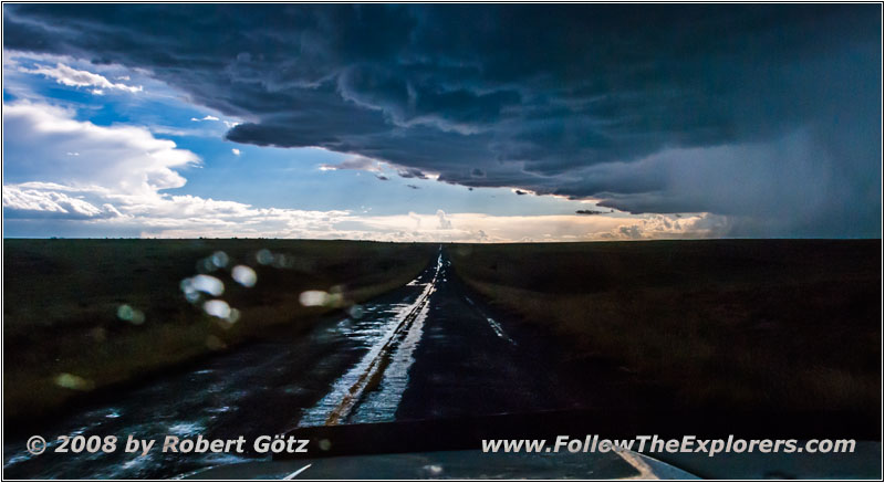 Thunderstorm, Highway 120, NM Thunderstorm, Highway 120, NM