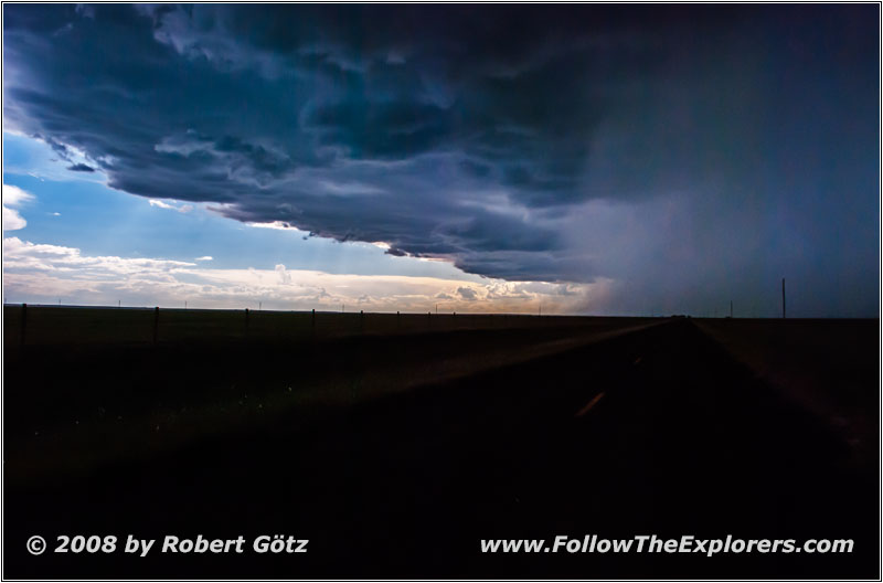 Thunderstorm, Highway 120, NM Thunderstorm, Highway 120, NM