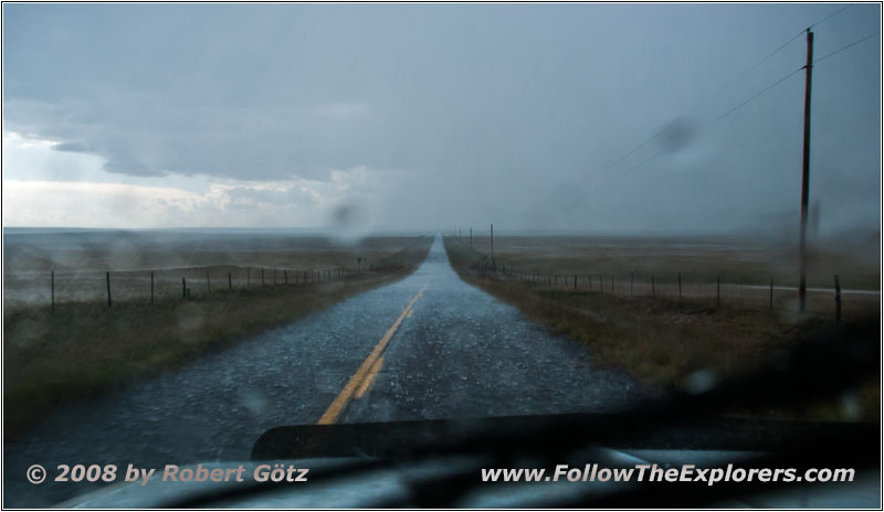 Thunderstorm, Highway 120, NM Thunderstorm, Highway 120, NM