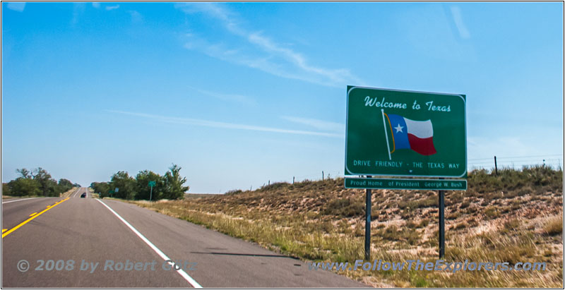 Highway 54, State Line NM and TX Highway 54, State Line NM and TX