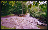 Park Road at Bear Trail, Buttermilk Falls State Park, NY