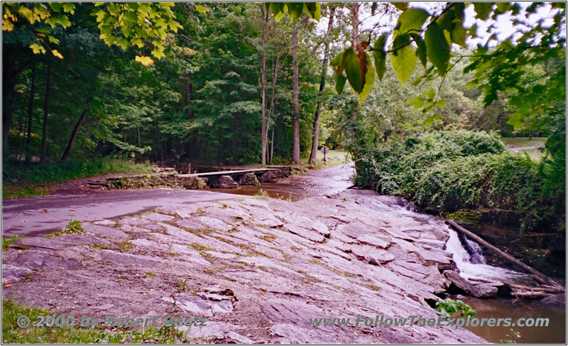 Park Road at Bear Trail, Buttermilk Falls State Park, NY