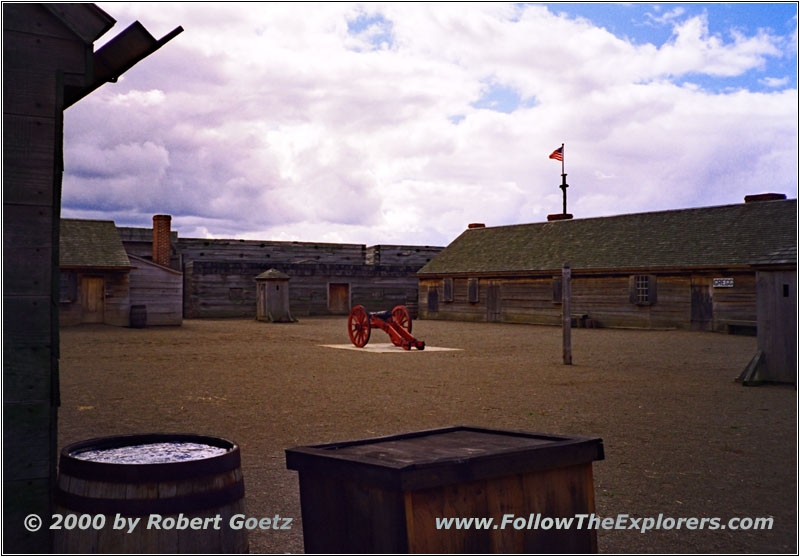 Innenhof, Fort Stanwix, New York