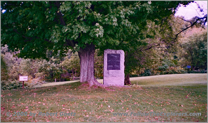 General Herkimer Monument at Beech Tree, Oriskany Battlefield, NY